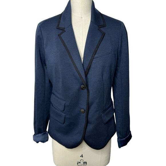 Gap Academy Blazer Navy Blue Schoolboy Stretch Womens Single Breasted Size 4 - Picture 10 of 10